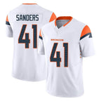 BIPIHUC D.Broncos #41 Drew Sanders Player White Limited Vapor F.U.S.E. Home Game Stitched Jerseys