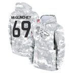 BIPIHUC D.Broncos #69 Mike McGlinchey Player Arctic Camo Salute to Service Hoodies Limited Game Stitched Jerseys