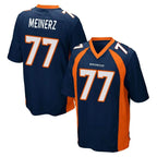 BIPIHUC D.Broncos #77 Quinn Meinerz Player Navy Game Stitched Jerseys
