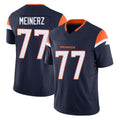 BIPIHUC D.Broncos #77 Quinn Meinerz Player Navy Limited Vapor F.U.S.E. Home Game Stitched Jerseys