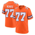 BIPIHUC D.Broncos #77 Quinn Meinerz Player Orange Alternate Collection Throwback Game Stitched Jerseys