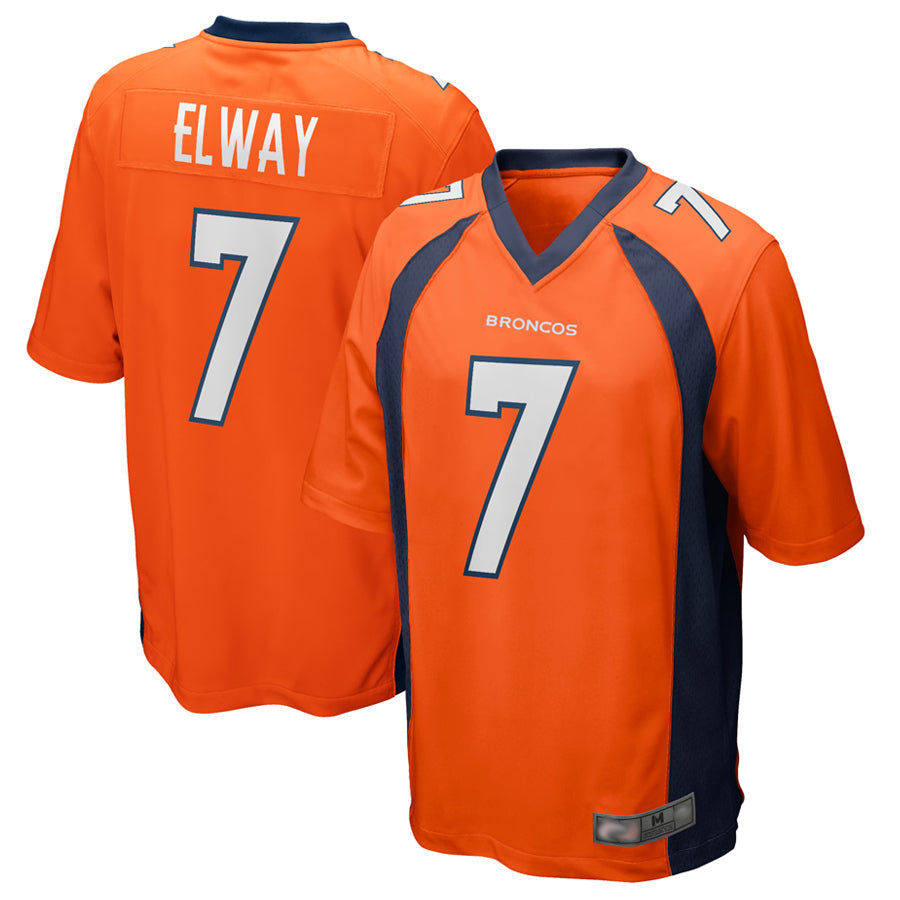 BIPIHUC D.Broncos #7 John Elway Player Orange Game Stitched Jerseys