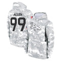 BIPIHUC D.Broncos #99 Zach Allen Player Arctic Camo Salute to Service Hoodies Limited Game Stitched Jerseys