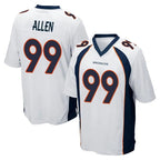 BIPIHUC D.Broncos #99 Zach Allen Player White Game Stitched Jerseys