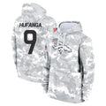 BIPIHUC D.Broncos #9 Talanoa Hufanga Player Arctic Camo Salute to Service Hoodies Limited Game Stitched Jerseys
