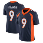 BIPIHUC D.Broncos #9 Talanoa Hufanga Player Navy Vapor Untouchable Limited Game Stitched Jerseys