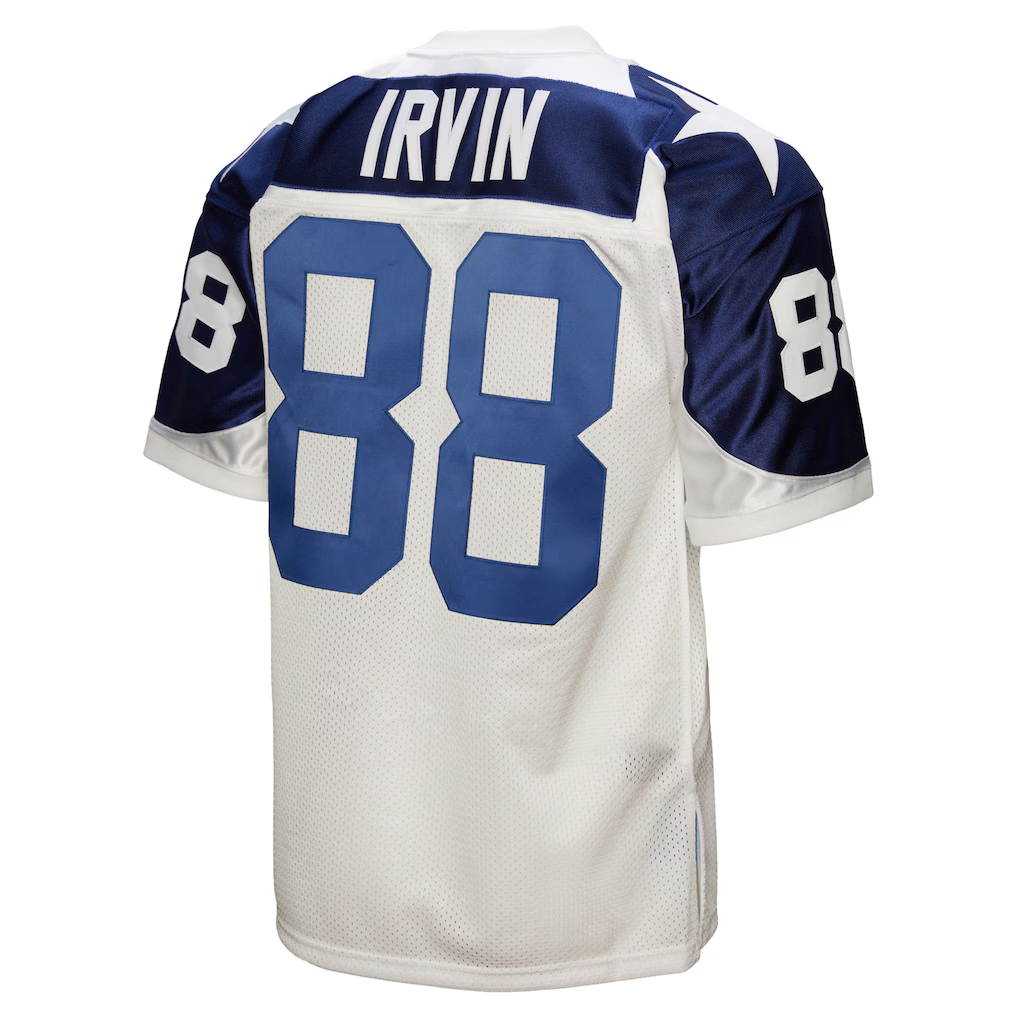 BIPIHUC D.Cowboys 1994 #88 Michael Irvin Mitchell & Ness White Authentic Throwback Retired Player Jersey