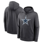 BIPIHUC D.Cowboys Ash One Color Pullover Hoodie Limited Blank Player Stitched Jerseys
