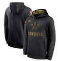 BIPIHUC D.Cowboys Black Salute to Service Pullover Hoodies Limited Blank Player Stitched Jerseys