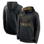 BIPIHUC D.Cowboys Black Salute to Service Pullover Hoodies Limited Blank Player Stitched Jerseys