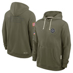 BIPIHUC D.Cowboys Olive Salute to Service Pullover Hoodies Limited Blank Player Stitched Jerseys