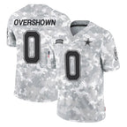 BIPIHUC D.Cowboys #0 DeMarvion Overshown Player Arctic Camo Salute to Service Limited Home Game Stitched Jerseys