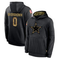 BIPIHUC D.Cowboys #0 DeMarvion Overshown Player Black Salute to Service Pullover Hoodies Limited Stitched Jerseys