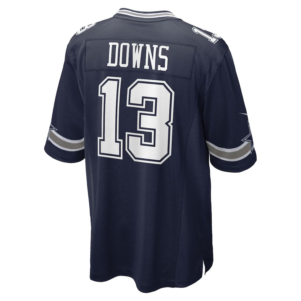 BIPIHUC D.Cowboys #13 Caleb Downs Navy 2026 Draft First Round Pick No. 11 Team Game Stitched Jerseys