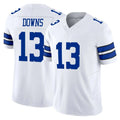 BIPIHUC D.Cowboys #13 Caleb Downs Player White Limited Vapor F.U.S.E. Home Game Stitched Jerseys