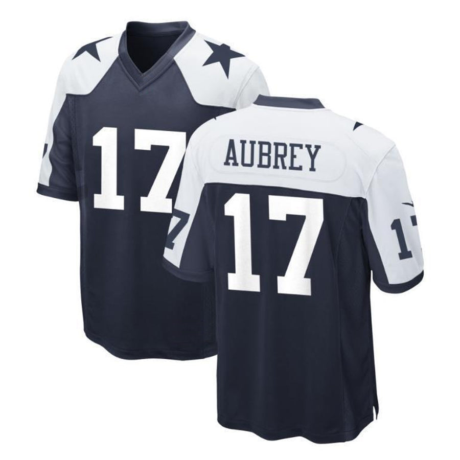 BIPIHUC D.Cowboys #17 Brandon Aubrey Player Navy Alternate Game Stitched Jerseys