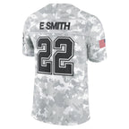 BIPIHUC D.Cowboys #22 Emmitt Smith Player Arctic Camo Salute to Service Limited Stitched Jerseys