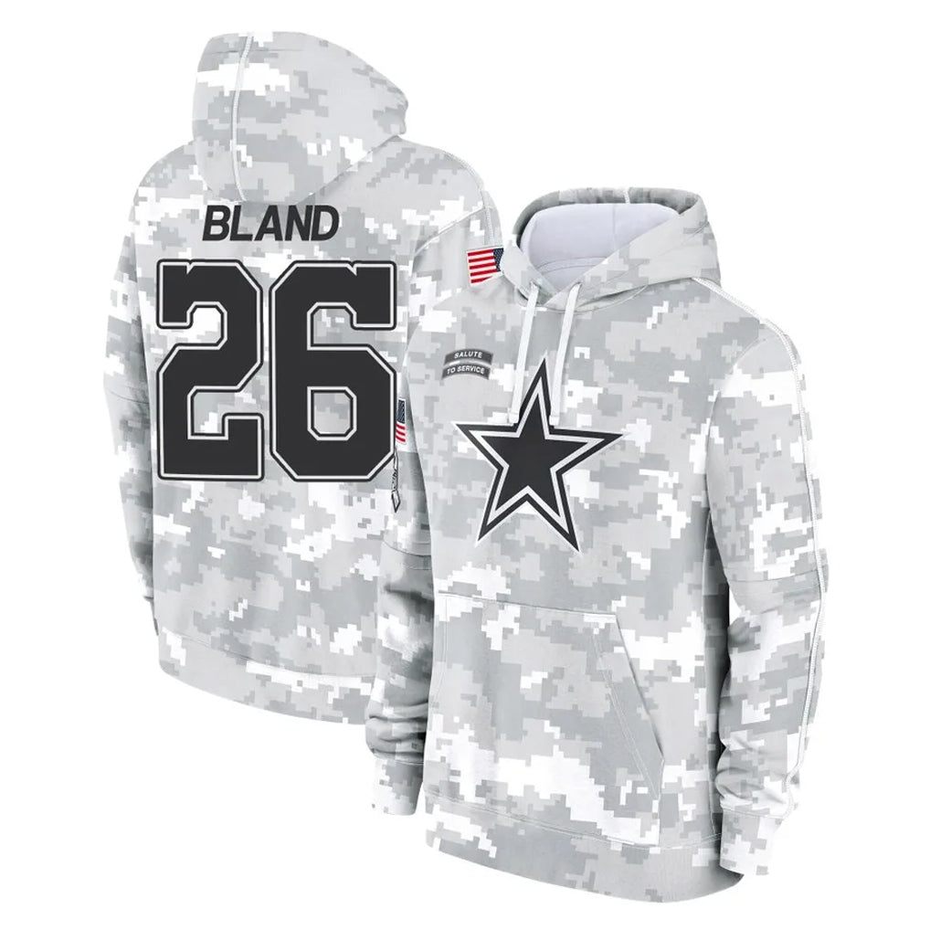 BIPIHUC D.Cowboys #26 DaRon Bland Player Arctic Camo Salute to Service Hoodies Limited Game Stitched Jerseys