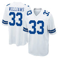 BIPIHUC D.Cowboys #33 Javonte Williams Player White Home Game Stitched Jerseys