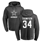 BIPIHUC D.Cowboys #34 Jalen Thompson Player Ash One Color Pullover Hoodie Limited Stitched Jerseys