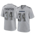BIPIHUC D.Cowboys #34 Jalen Thompson Player Gray Atmosphere Fashion Home Game Stitched Jerseys