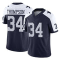 BIPIHUC D.Cowboys #34 Jalen Thompson Player Navy-White Limited Alternate Vapor F.U.S.E. Home Game Stitched Jerseys