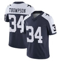 BIPIHUC D.Cowboys #34 Jalen Thompson Player Navy-White Limited Alternate Vapor Untouchable Home Game Stitched Jerseys