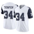 BIPIHUC D.Cowboys #34 Jalen Thompson Player White-Navy Limited Vapor F.U.S.E. Home Game Stitched Jerseys