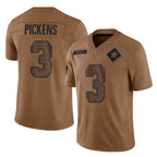 BIPIHUC D.Cowboys #3 George Pickens Player Brown Salute to Service Limited Home Game Stitched Jerseys