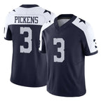 BIPIHUC D.Cowboys #3 George Pickens Player Navy-White Limited Alternate Vapor F.U.S.E. Home Game Stitched Jerseys