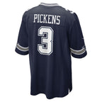BIPIHUC D.Cowboys #3 George Pickens Player Navy Home Game Stitched Jerseys