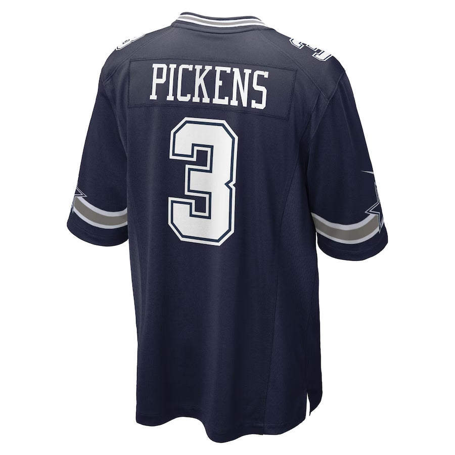 BIPIHUC D.Cowboys #3 George Pickens Player Navy Home Game Stitched Jerseys