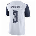 BIPIHUC D.Cowboys #3 George Pickens Player White Throwback Stitched Jerseys