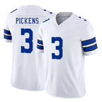 BIPIHUC D.Cowboys #3 George Pickens Player White Vapor F.U.S.E. Limited Stitched Jerseys