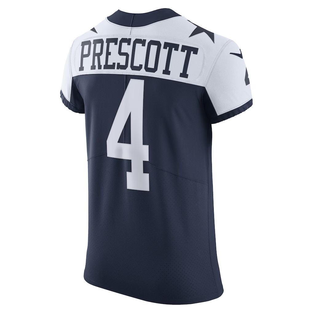 BIPIHUC D.Cowboys #4 Dak Prescott Navy Alternate Vapor Elite Player Stitched Jersey