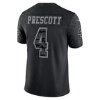 BIPIHUC D.Cowboys #4 Dak Prescott Player Black RFLCTV Limited Stitched Jerseys