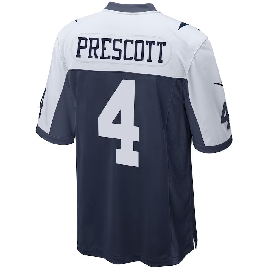 BIPIHUC D.Cowboys #4 Dak Prescott Player Navy Alternate Game Stitched Jerseys