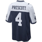 BIPIHUC D.Cowboys #4 Dak Prescott Player Navy Alternate Game Stitched Jerseys