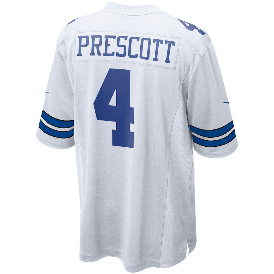 BIPIHUC D.Cowboys #4 Dak Prescott Player White Home Game Stitched Jerseys