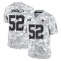 BIPIHUC D.Cowboys #52 Tyler Booker Player Arctic Camo Salute to Service Limited Home Game Stitched Jerseys