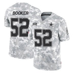 BIPIHUC D.Cowboys #52 Tyler Booker Player Arctic Camo Salute to Service Limited Home Game Stitched Jerseys