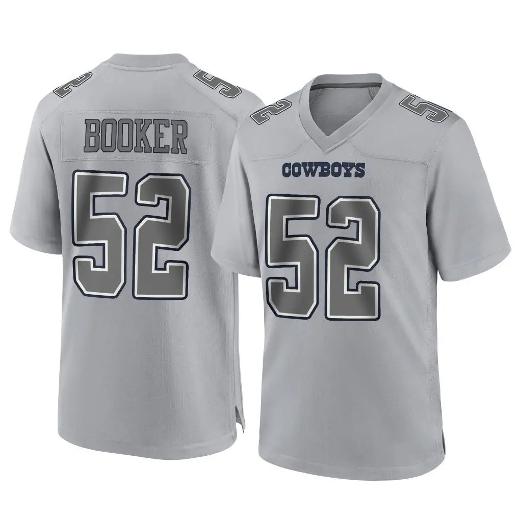 BIPIHUC D.Cowboys #52 Tyler Booker Player Gray Atmosphere Fashion Home Game Stitched Jerseys