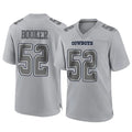BIPIHUC D.Cowboys #52 Tyler Booker Player Gray Atmosphere Fashion Home Game Stitched Jerseys