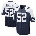BIPIHUC D.Cowboys #52 Tyler Booker Player Navy-White Alternate Home Game Stitched Jerseys