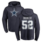 BIPIHUC D.Cowboys #52 Tyler Booker Player Navy Pullover Hoodies Limited Stitched Jerseys