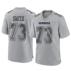 BIPIHUC D.Cowboys #73 Tyler Smith Player Gray Atmosphere Fashion Home Game Stitched Jerseys