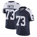 BIPIHUC D.Cowboys #73 Tyler Smith Player Navy-White Limited Alternate Vapor Untouchable Home Game Stitched Jerseys