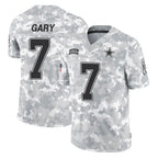 BIPIHUC D.Cowboys #7 Rashan Gary Player Arctic Camo Salute to Service Limited Home Game Stitched Jerseys