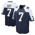 BIPIHUC D.Cowboys #7 Rashan Gary Player Navy-White Alternate Home Game Stitched Jerseys