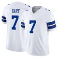 BIPIHUC D.Cowboys #7 Rashan Gary Player White Limited Vapor F.U.S.E. Home Game Stitched Jerseys